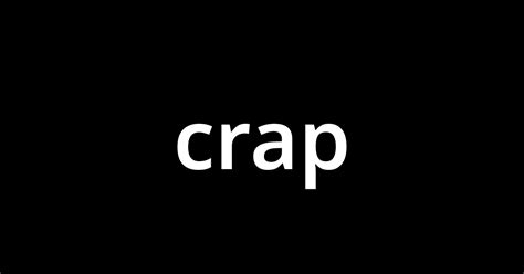 crap とは|CRAP .